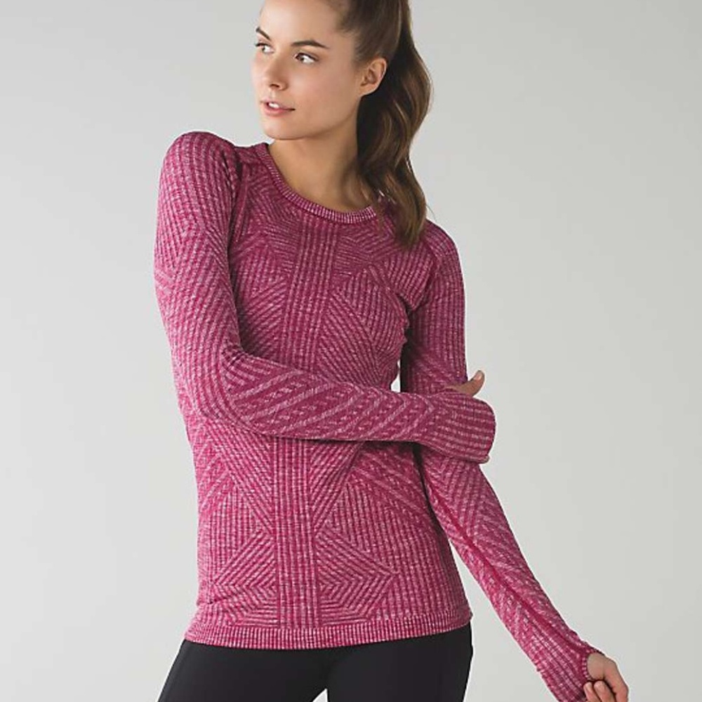 Lululemon Restless Pullover 8 Berry Rumble